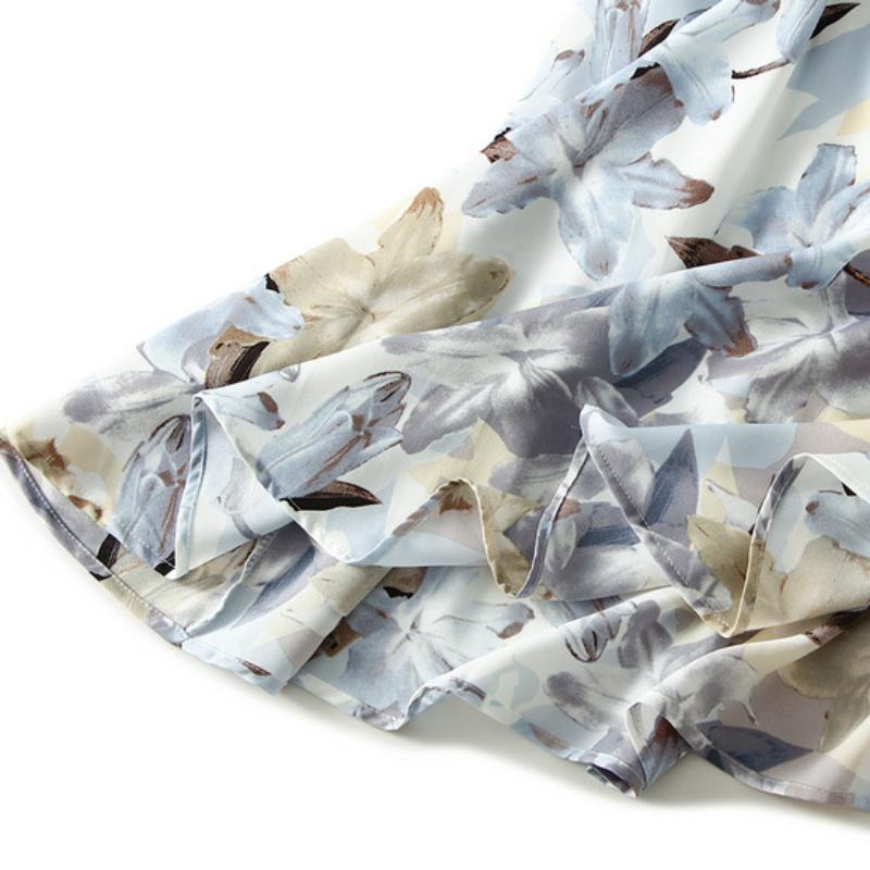 Юбка с рисунком маслом в стиле ретро — фото 8