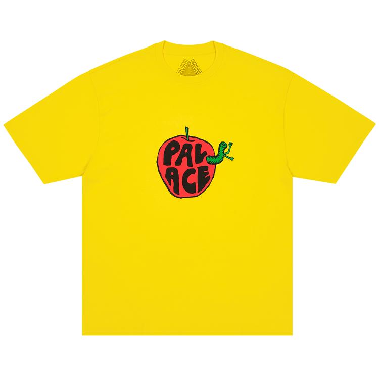 

Palace Футболка Bad Apple Большая Желтая Унисекс Топы P28TS217