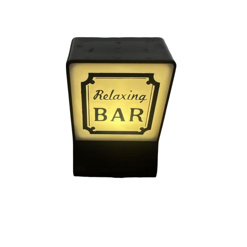 

Cute Cat Model Coffee Shop Fridge Magnet Three-Dimensional Coffee Shop Light Signs Living Room Style 4