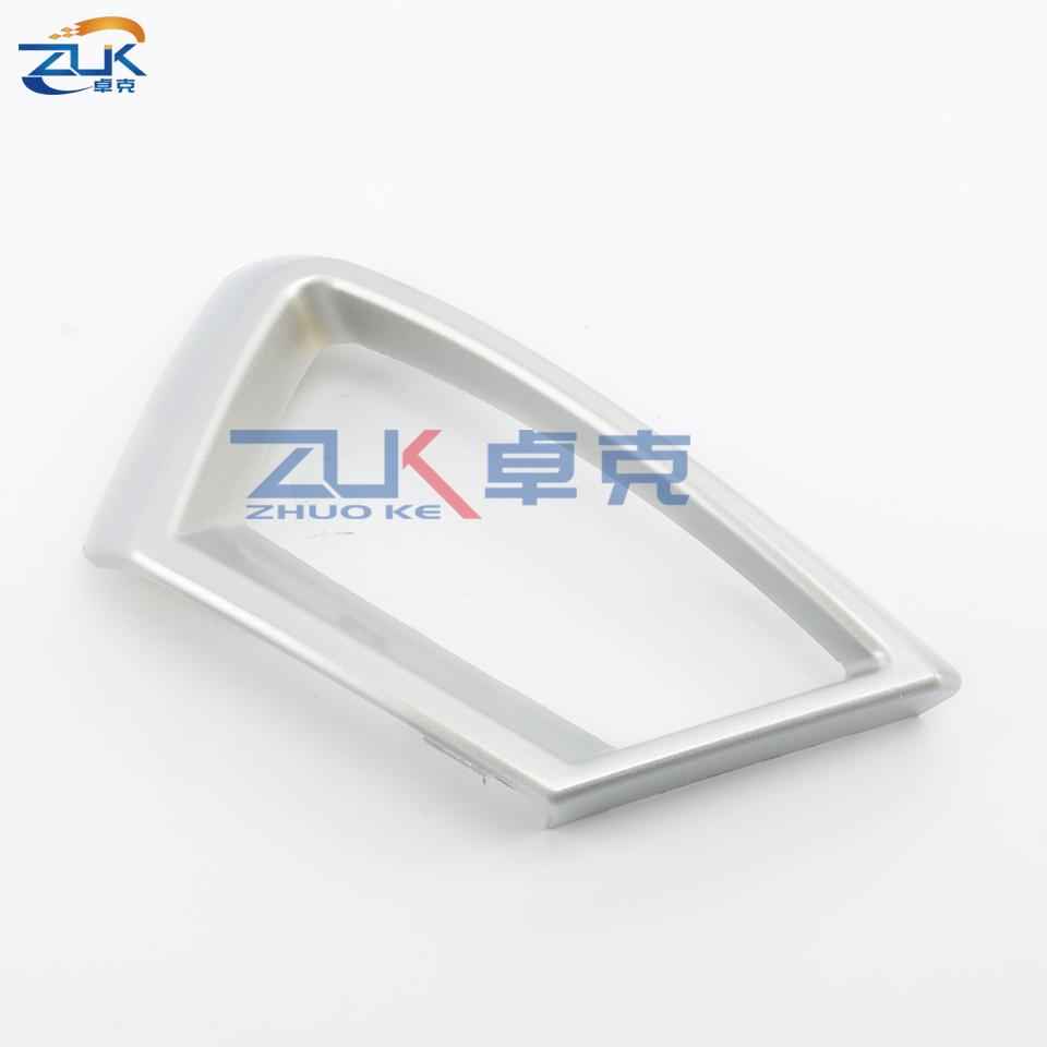 ZUK Främre Bumper Nedre Grill Dekorpanel Silver Kromad För Ford För Fiesta 2009-2012 Halvkombi Luftintagsgrill Dekor