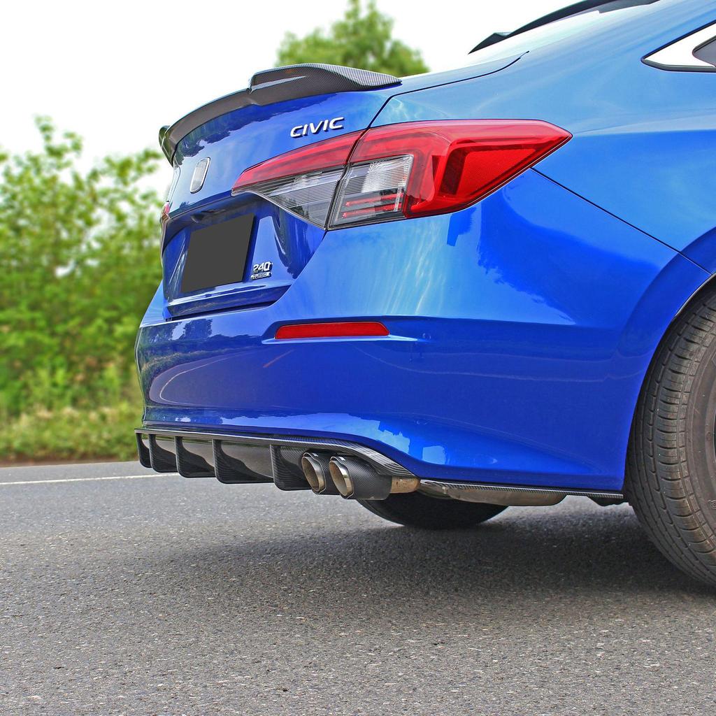 2022 11th Gen Civic MC Rear Lip Spoiler, Wing & Exhaust Tip Kit