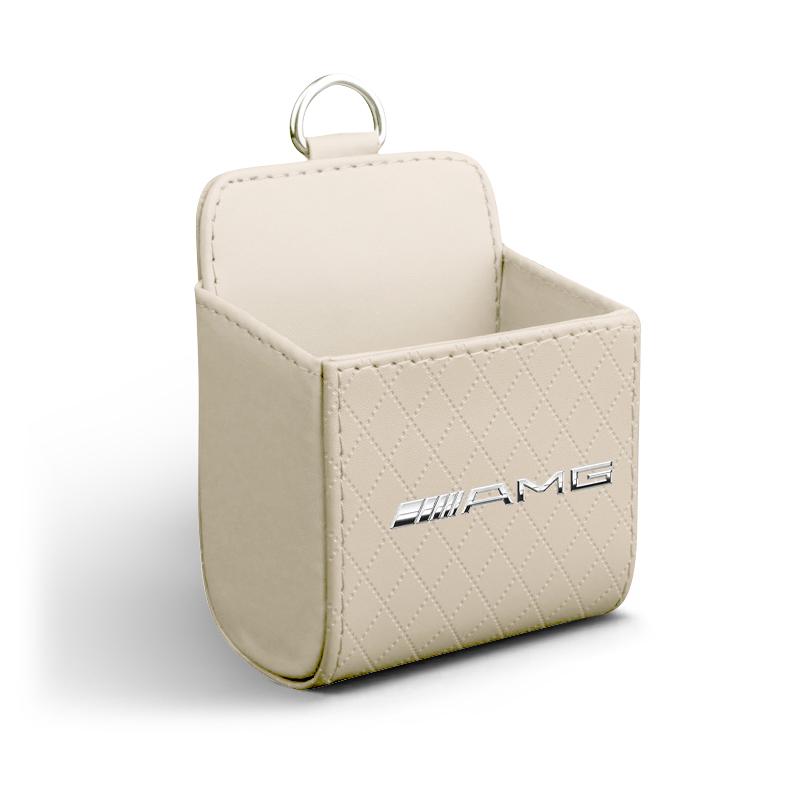1Pcs Car Air Outlet Storage Box Phone Glasses Organizer Car Goods For Mercedes Benz AMG W212 W205 W246 W176 W213 GLC GLE GLS ML Welcome Laser Logo