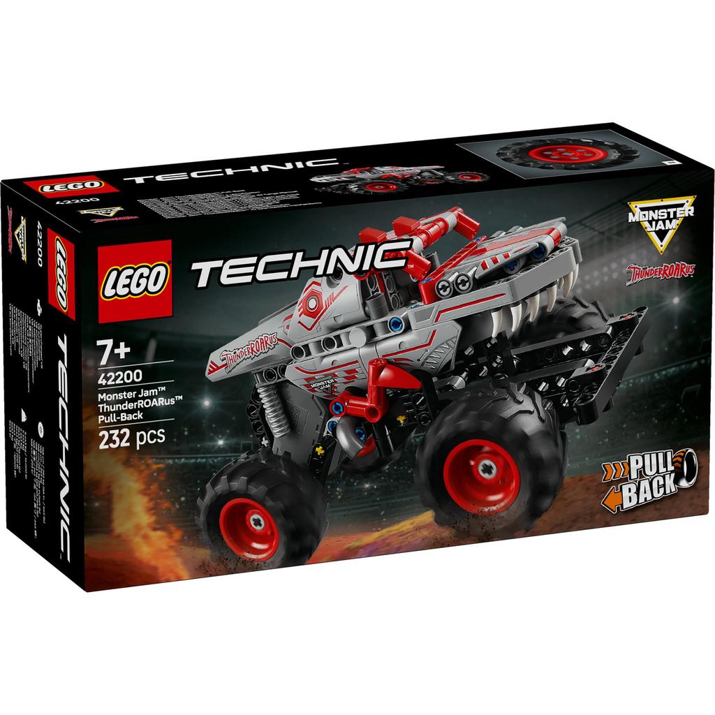 LEGO Technic Monster Jam ThunderROARus Pull-Back Toy Block789Vehicle Car Mini Car 42200