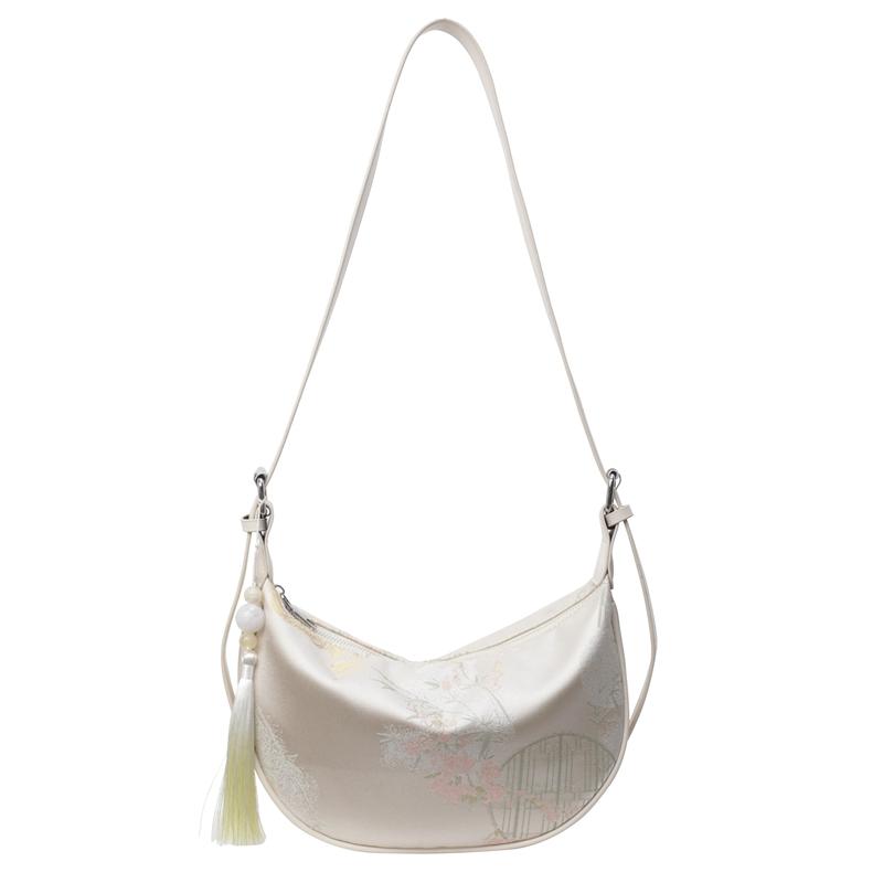 

Женская сумка через плечо большой вместимости Сумка-хобо бежевый