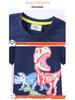Boys' Summer 2026 Luminous Dinosaur T-Shirt Short Sleeve