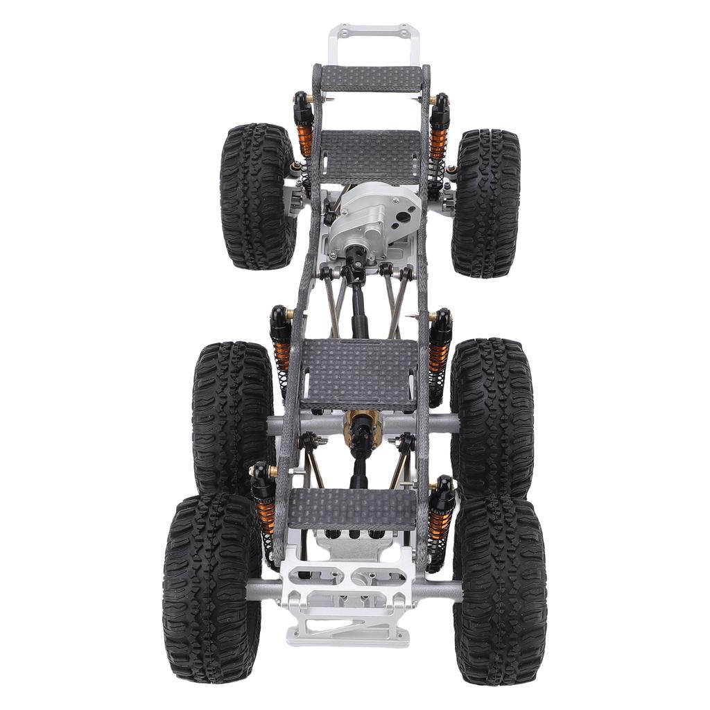 Chassis Frame Fit for   SCX24 RC Truck 6x6 Carbon   RC Car Body Low Center Gravity Chassis Upgrade Part