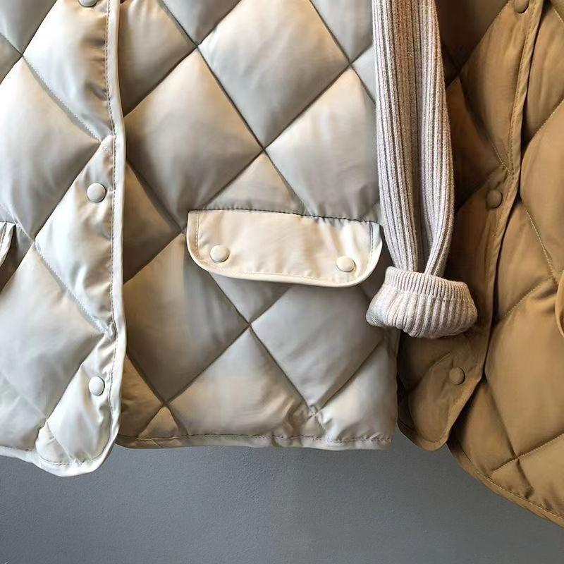 Women Autumn Winter Vest Sleeveless O Neck Loose Padded Single Breasted Casual Vest