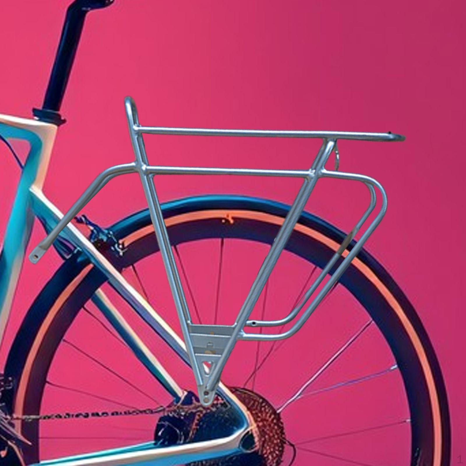 

Складная задняя багажная полка из алюминиевого сплава для шоссейного велосипеда серебряный