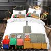 3D Print The Rise Cartoon Bedding Set Duvet Cover Bed Set Quilt Cover Pillowcase Comforter King Queen Size Boys Adult Bedding