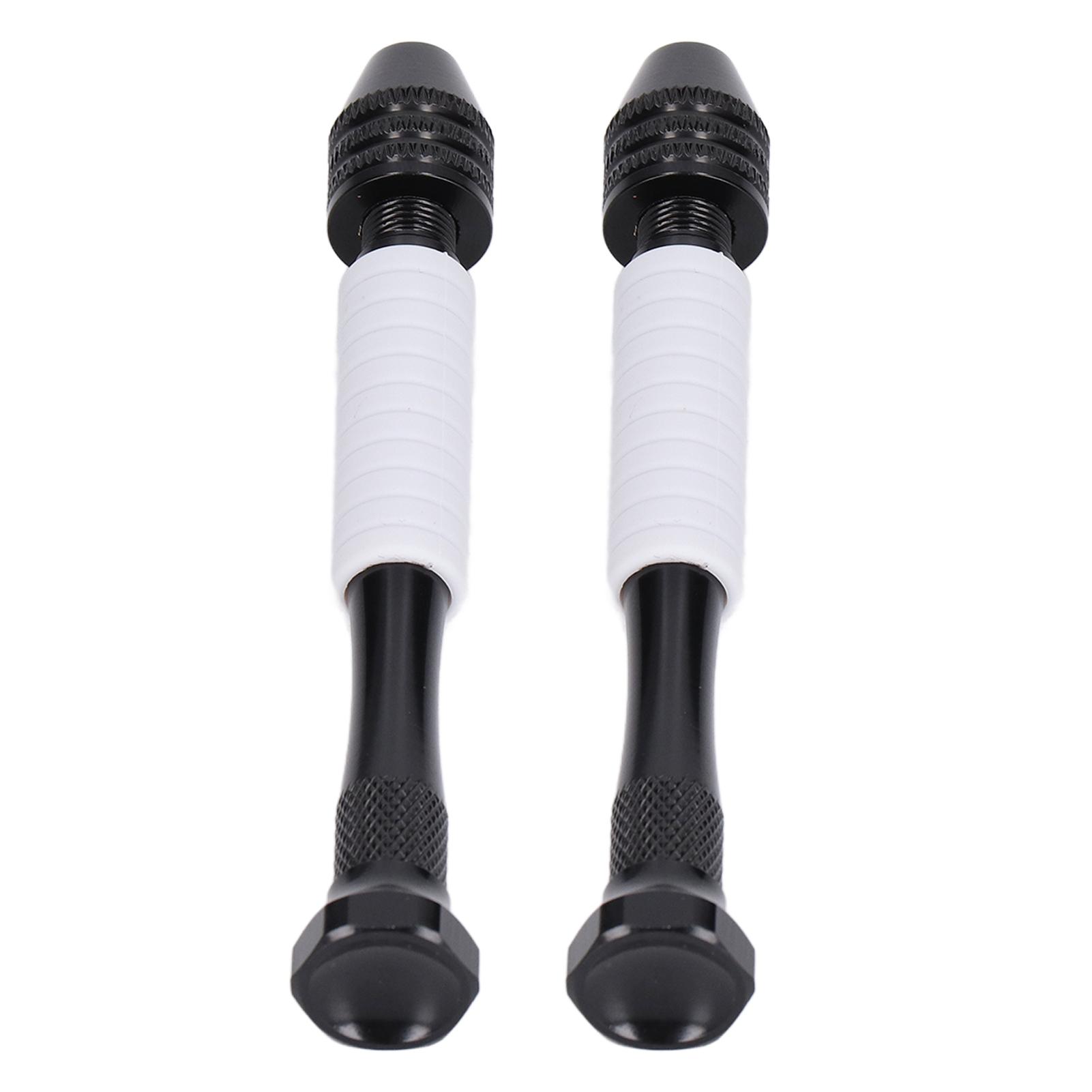 

2Pcs Hand Twist Drill Handheld Adjustable Pin Vise Drill Bit Chuck 0.3‑3.2mm Clamping Range