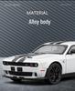 Jiaye 1:22 Dodge Hellcat Demon Eye Alloy Car Model with Sound, Light, and Pull-Back Four-Wheel Shock Absorbers