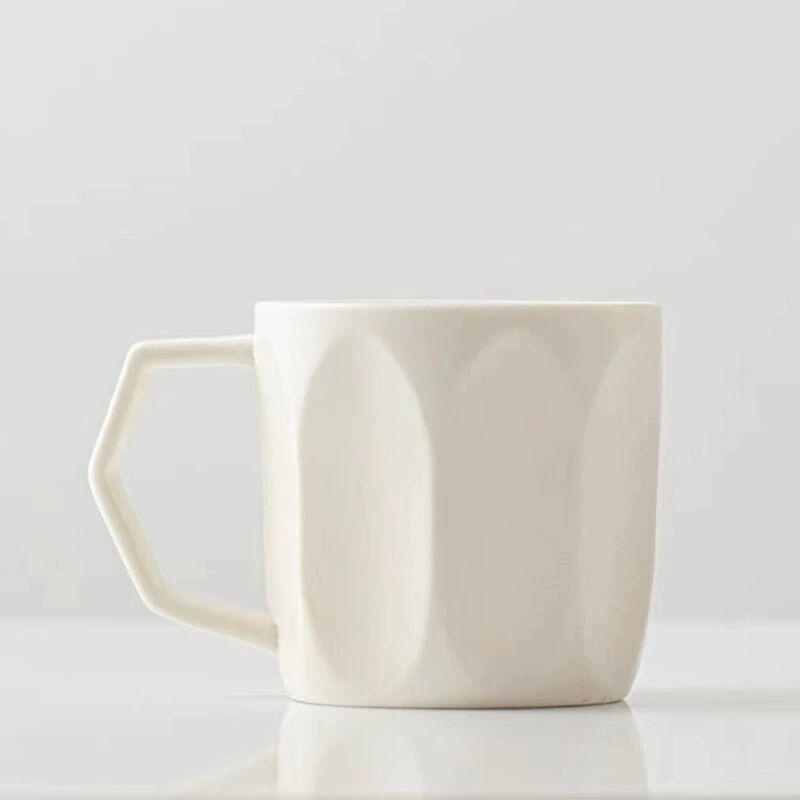 Retro Coffee Cup Creative Souvenir Cup Afternoon Tea Ceramic Mug Japanese Coarse Pottery Water Cup Breakfast Cup