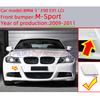 Pour BMW 3 E90 E90LCI E91 2005 2006 2007 2008 2009 2010 2011 320 325 330 M-Sport Cache-bouchon de crochet de remorquage de pare-chocs avant 51117167575
