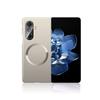 For Magsafe Magnetic Wireless Charging Solid Color Plating Not Border Phone Case For Samsung Galaxy Fold 6 5 4 3 Bumper Cover
