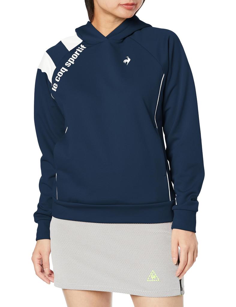 Coq Sportif Cut and sew distribution special Hoodie Parka Sweat Absorbent Quick Drying Stretch Golf QGWWJL60NT NV00 L [Le Golf] [Limited order]