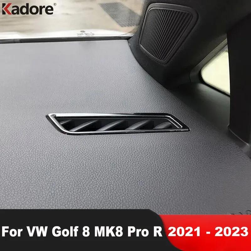 Car Front Air Condition Vent Outlet Cover Trim For Volkswagen VW Golf 8 MK8 Pro R Carbon Interior Accessories