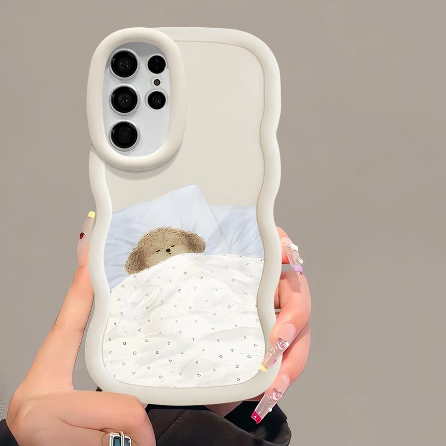 Soft Phone Cover Case for Samsung Galaxy A26 S22 Ultra S25 A25 S24 S20 FE S21 S23 Plus A24 A36 A55 A34 A35 A54 Cartoon Dog
