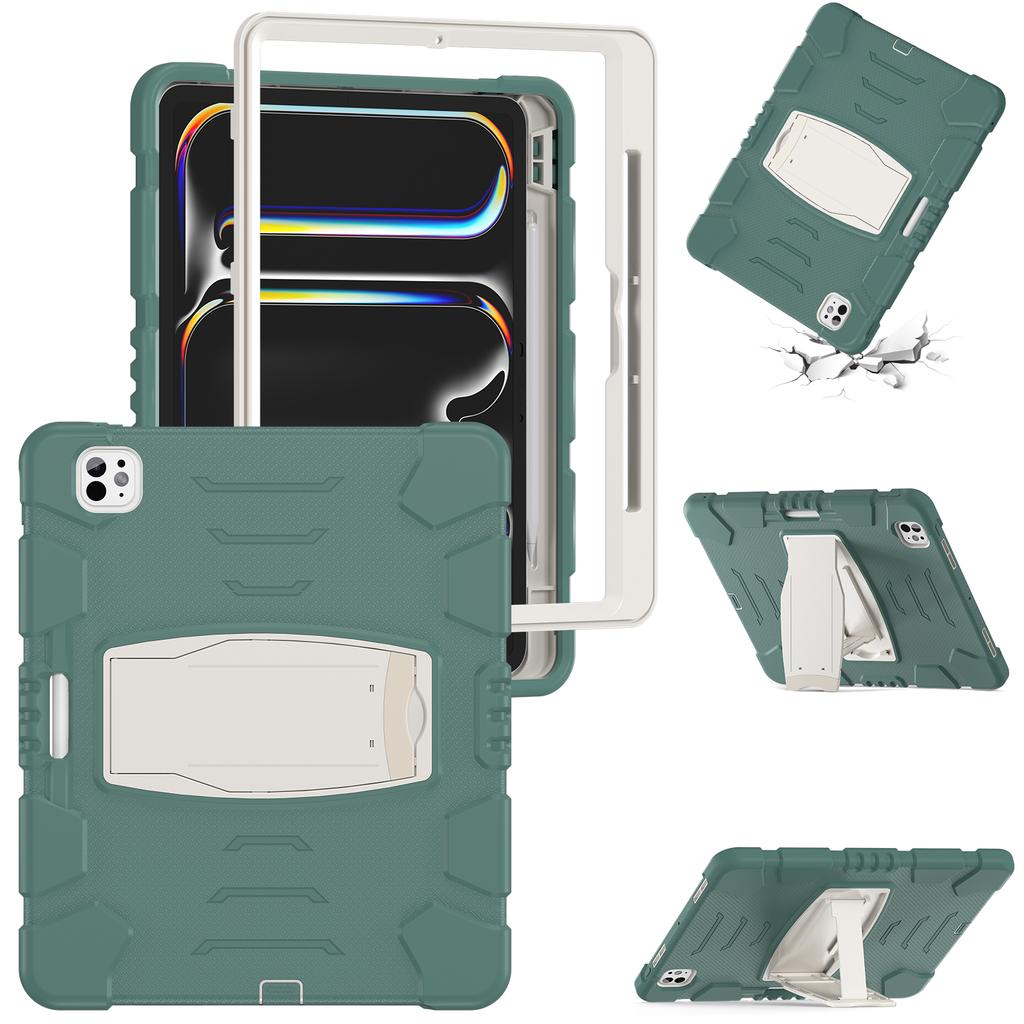 Για το iPad Pro 13 (2025)/(2024) Θήκη με Βάση PC+Σιλικόνη Αντι-πτώση Κάλυμμα Tablet