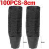 50/100PCS Plastic Black Seedling Nursery Pots Seed Grow Bags Flower Plant Breathable Container Garden Vegetable Planting Pots