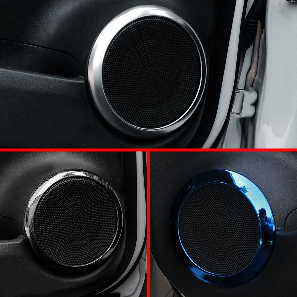 Car Speaker Door Audio Panel Cover Trim for Nissan Kicks 2017 2018 - 2026 Stainless Steel Decorative Protection Accessories