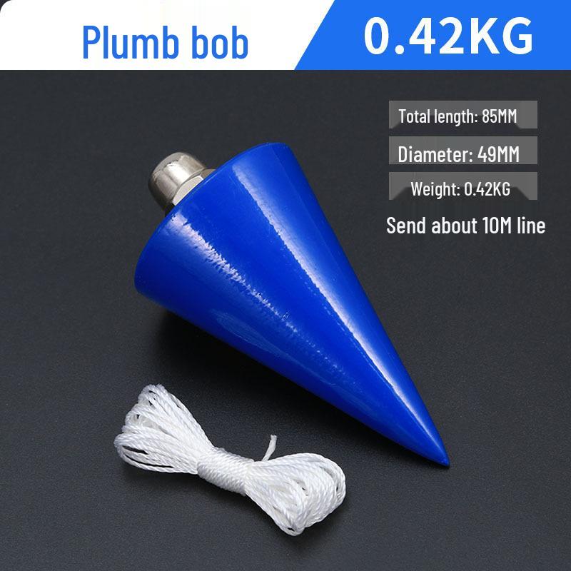 Woodworking Plumb Bob Cone, 2-10 Kg Line Weight