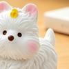 Yousheng 3 Pcs Mini Dog Figurines Cartoon Resin Dog Miniature Figures Little Puppy Statue for Cake Toppers Fairy Garden DIY Crafts