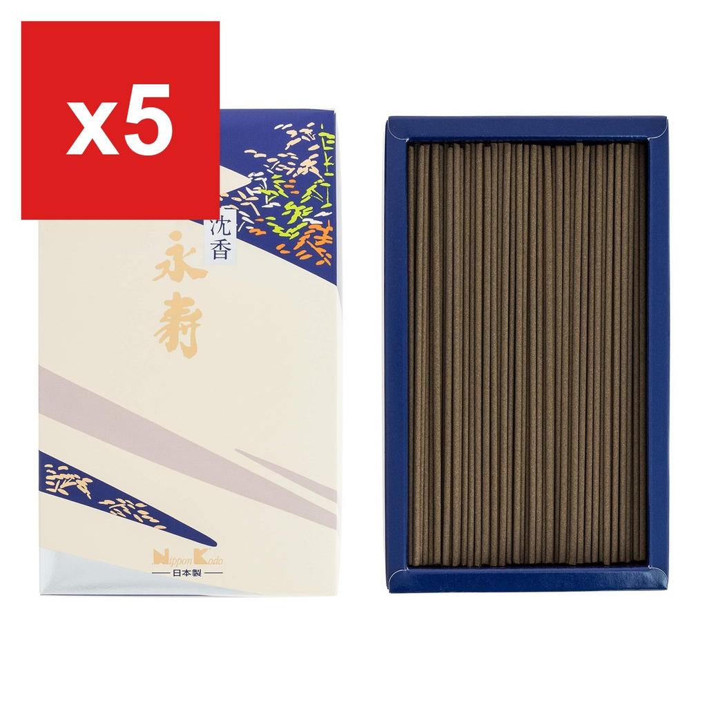 Incense Sticks by Nippon Kodo, Jinko Eiju (Aloeswood), Bulk Pack (180g)