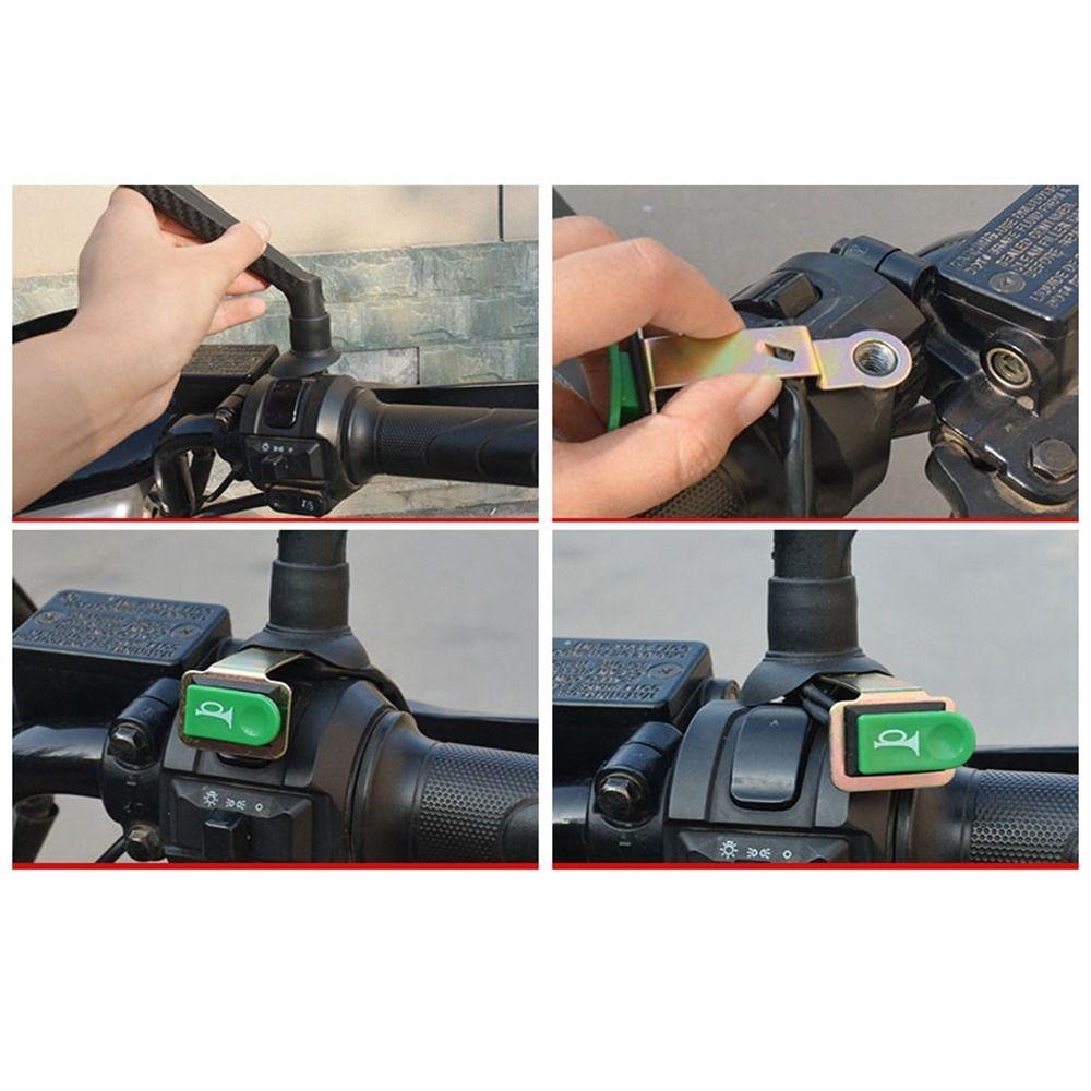 2 Styles Motorcycle Handlebar Horn PPC Universal Switch Button  Electric Bike Accessories