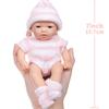7in Life Like Reborns Toy Dolls Figure Interactive Soft Baby Dolls that Looks Real with Changeable Clothes