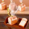 5Pcs/Set Miniature 1/6 1/12 Dollhouse Simulation Toast Bread Dollhouse Miniature Food Breakfast Snack Dessert Kitchen Toy