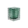 Luxury Geometric Lattice Hydroponic Transparent Glass Small Vase Living Room Household Soft Decoration Flower Ware Terrarium