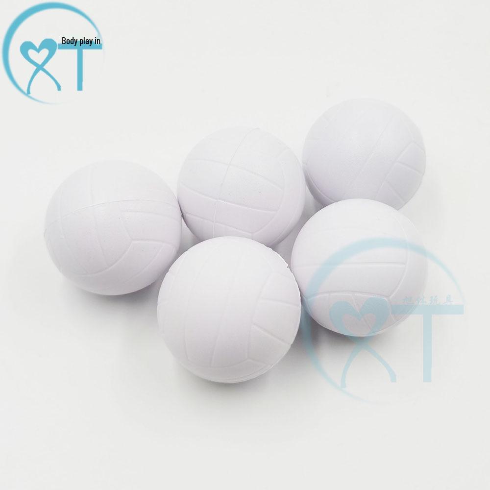 4cm Spray-Painted PU Foam Mini Rugby Ball for Stress Relief