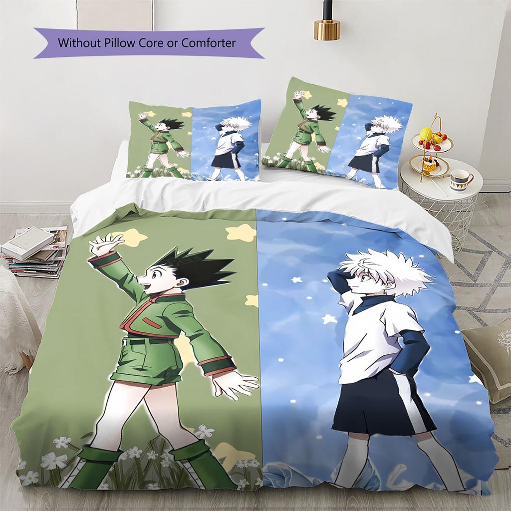 Sada povlečení s loveckým vzorem Přikrývka Povlak na přikrývku Povlak na polštář Domácí dekorace Dárek k narozeninám (1 * povlak na peřinu + 2 * povlak na polštář, bez jádra)