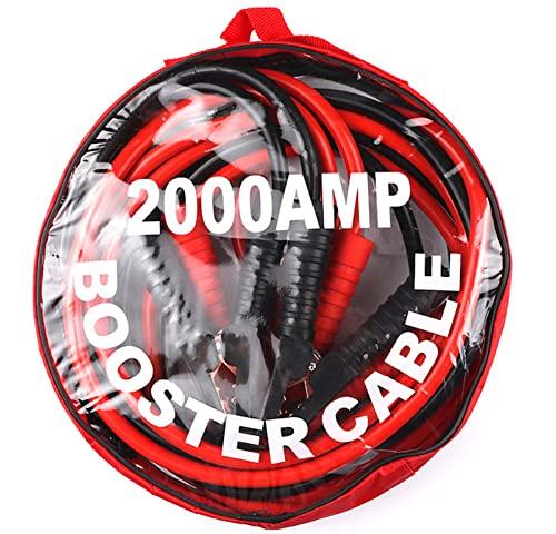 Booster Cable for Dead Battery, High Capacity, Extra Thick, Durable, Compatible with 12V and 24V, Suitable for Large Vehicles, Easy To Use, Car Essent