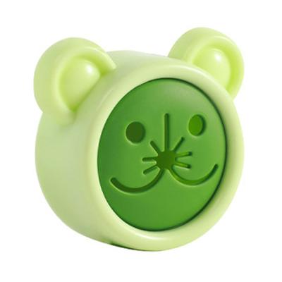 Push In Suction Hand Towel Holder Cartoon Shaped Round Self Adhesive Wall Dish Towel Hook for