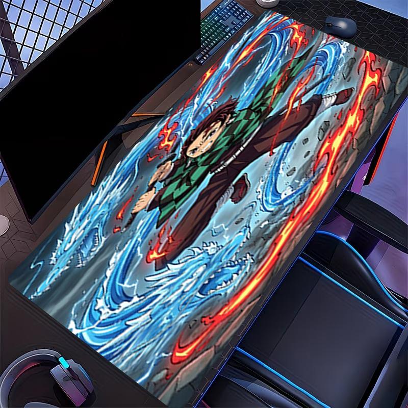 Demon Slayer Print Mouse Pad, for Keyboard Pad Laptop PC Mat for Office Home Use, Desk Decor, Perfect Birthday Gift for Gamers