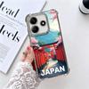Osaka Tokio Japan Landschaft Weiche Handyhülle Für Xiaomi Redmi Note 14 15 Pro Plus 13 12 11S 11T 5G 10 9S 9 Galvanisiert Anti-Fall Hüllen