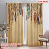 2pcs,2D Plane Printing Print Curtains DreamCatchers Durable Polyester (without Rod) Versatile All Ldeal for Living Room,