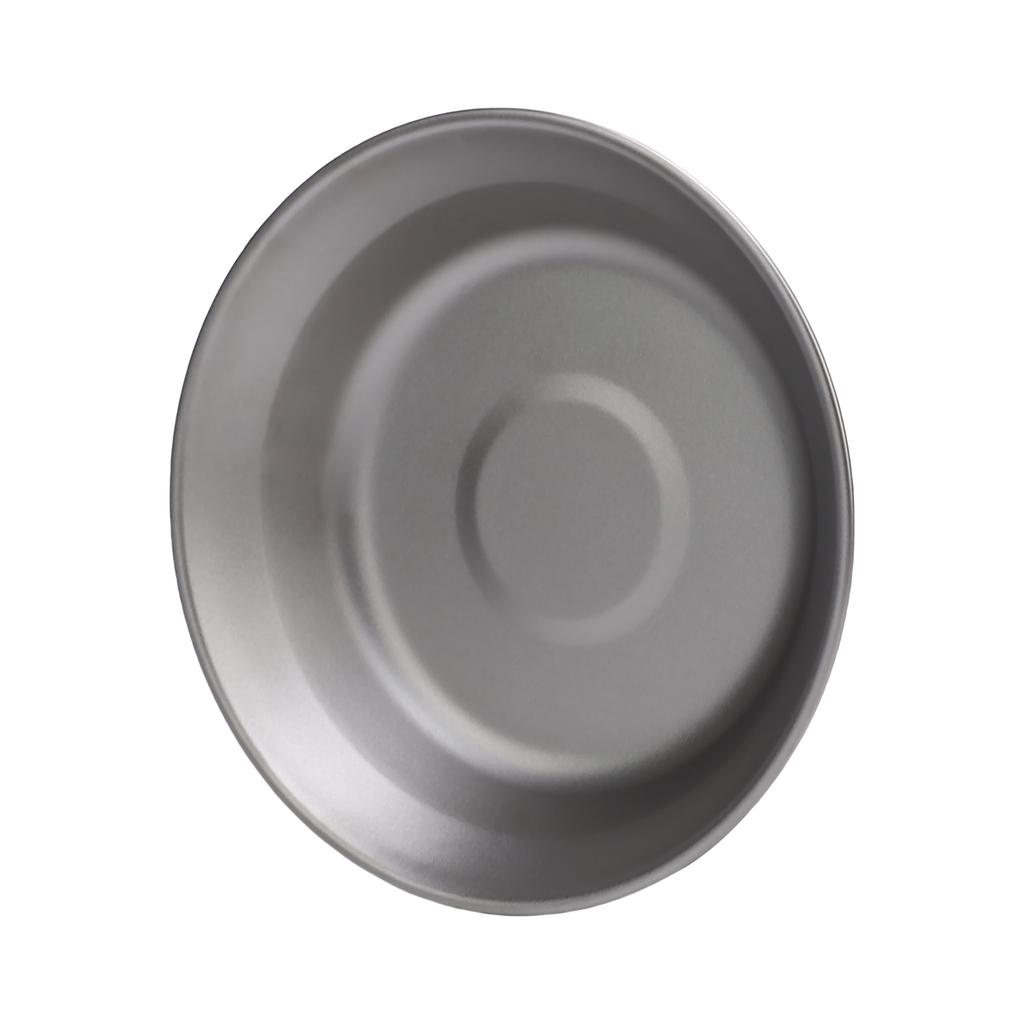 500ml Pure Ti Camping Plate Lightweight Ti Dish Cookware Outdoor Backpacking Plate for Camping Hiking Kitchen