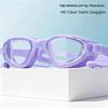 Adult Swimming Goggles Anti Fog HD Waterproof Oversized Frame Adjustable Strap for Men Women Beach Swim