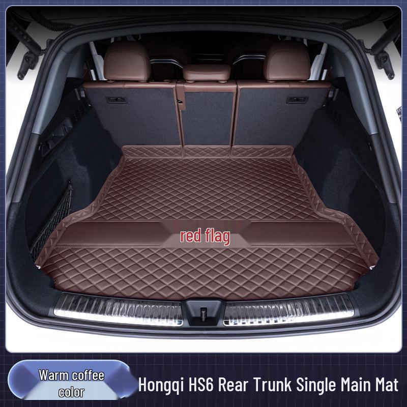 Compatible Trunk and Tailgate Mat for 26 Hongqi HS6 Models, Waterproof and Fully Enclosed HS6 PHEV Mat