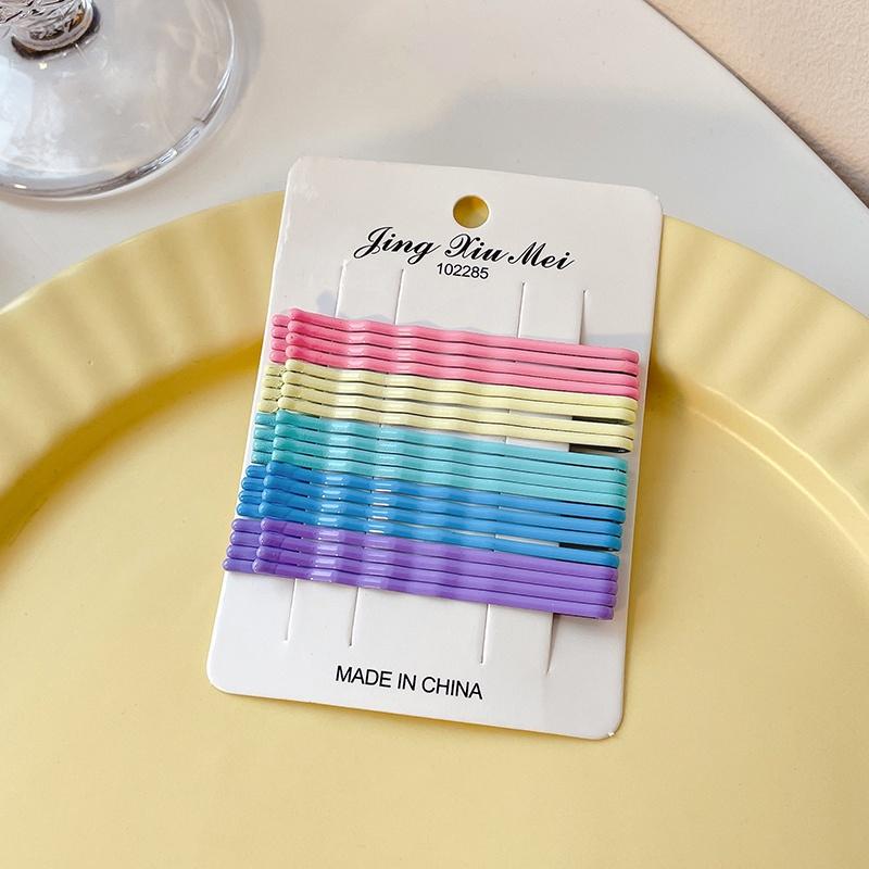 

20 шт./набор Конфетные цвета Заколки для волос для девочек женщин Простые базовые Милые заколки Окрашенные разноцветные Заколки Аксессуары для волос