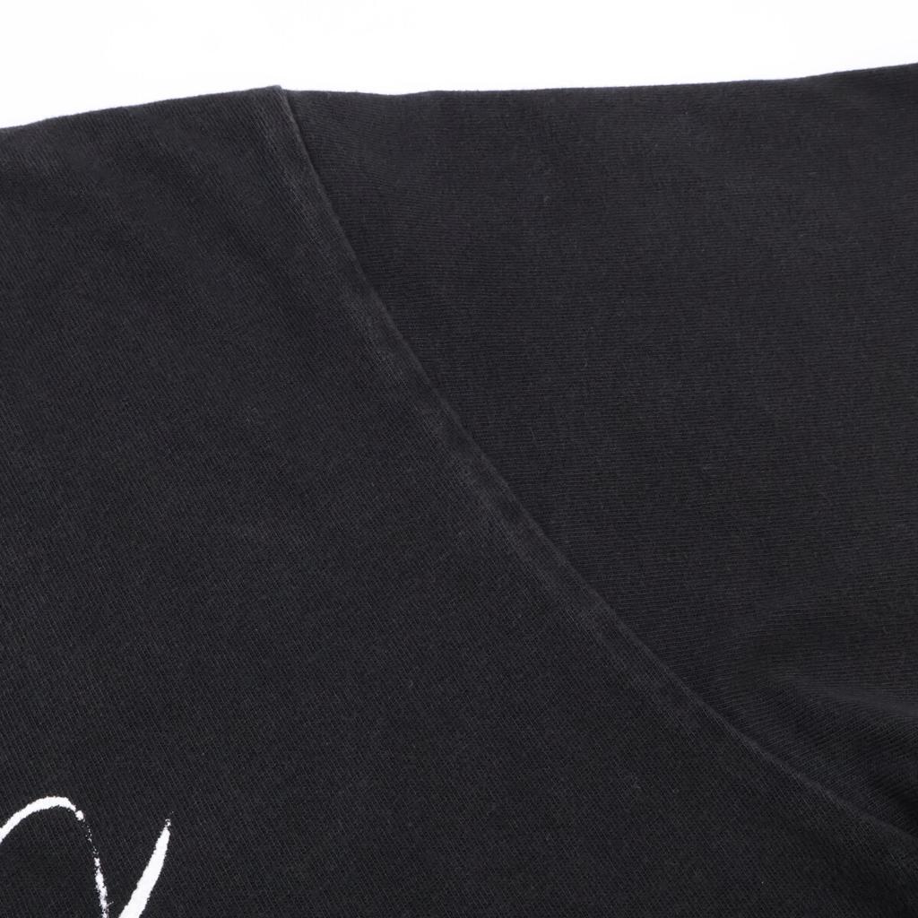 DIOR Black 1947 Handwritten T-Shirt tops L blackUsed