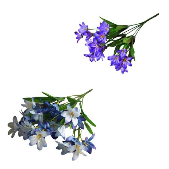 1 ramo de miniflores artificiales, planta, hogar, oficina, decoración del banquete de boda