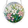 Puzzle in Acrilico Suncatcher Vetro Colorato Ornamento da Appendere alla Finestra Puzzle Fai da Te Pannello Suncatcher per Arredamento Casa Regali per Mamma Amici