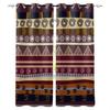 Ethnic Tribal Geometric Pattern Window Curtain For Living Room Bedroom Luxury Home Kitchen Decor Items Curtains
