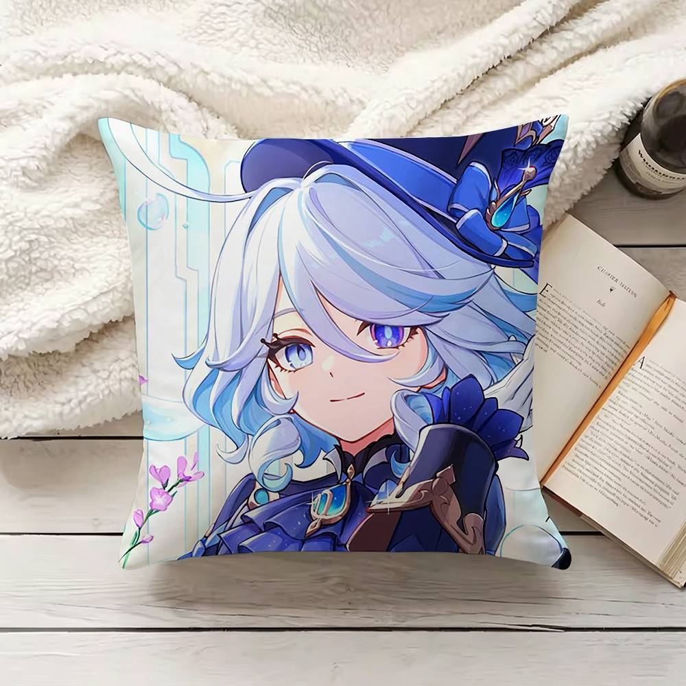 FFurina Genshin Impact Various Sizes Square Pillow Case For Car Home Bedchamber Decor