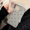 Cute Sweet Full Screen Cherry Phone Case For iPhone 16 15 14 13 12 11 Pro Max 15 16 Plus Shockproof Bumper Soft Silicone Cover