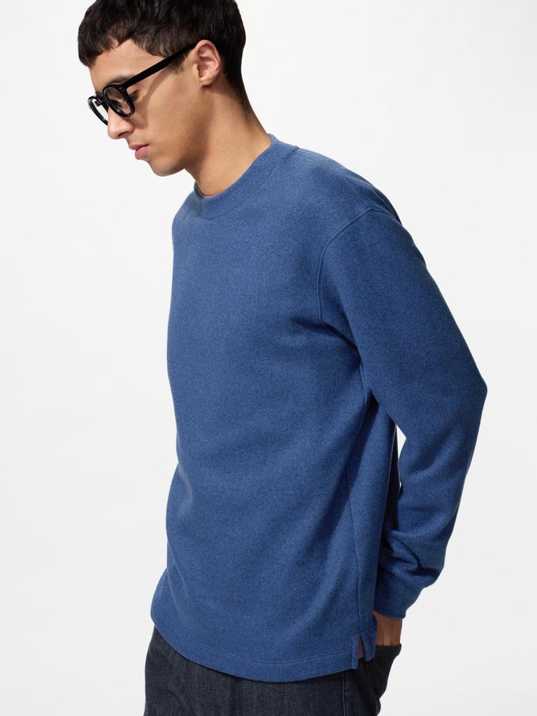 Uniqlo SofT KniT Fleece Crew Neck T