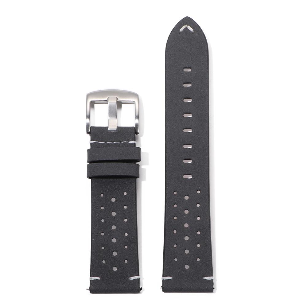 20mm 22mm Watch Strap for Huawei Gt3 Watchband for Samsung Watch Quick Release for Seiko 5 Bracelet Brown Porous Breathable Band